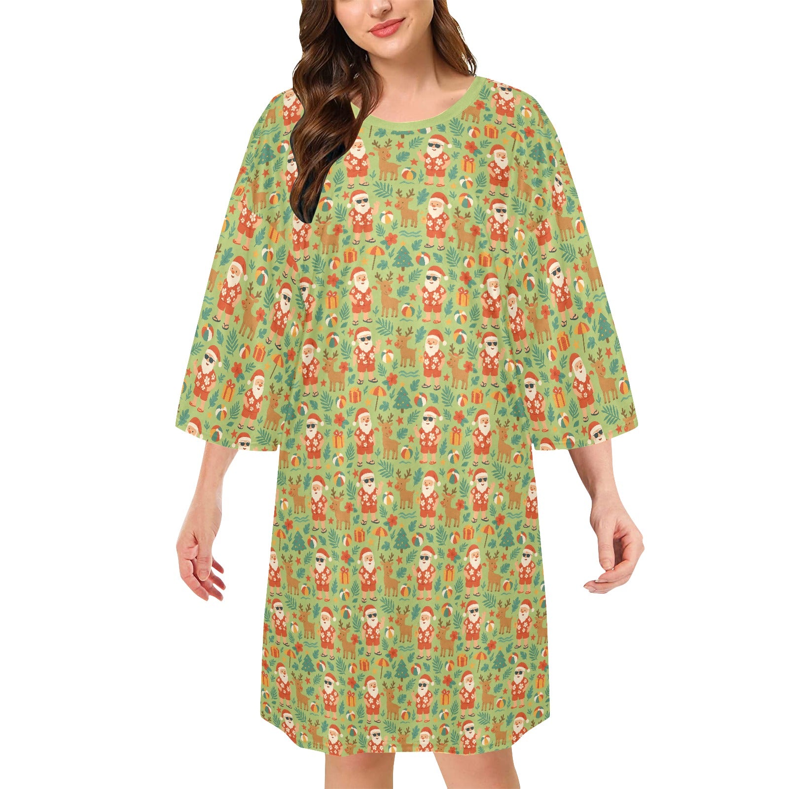 Coastal Christmas – Women’s Oversized Sleep Tee