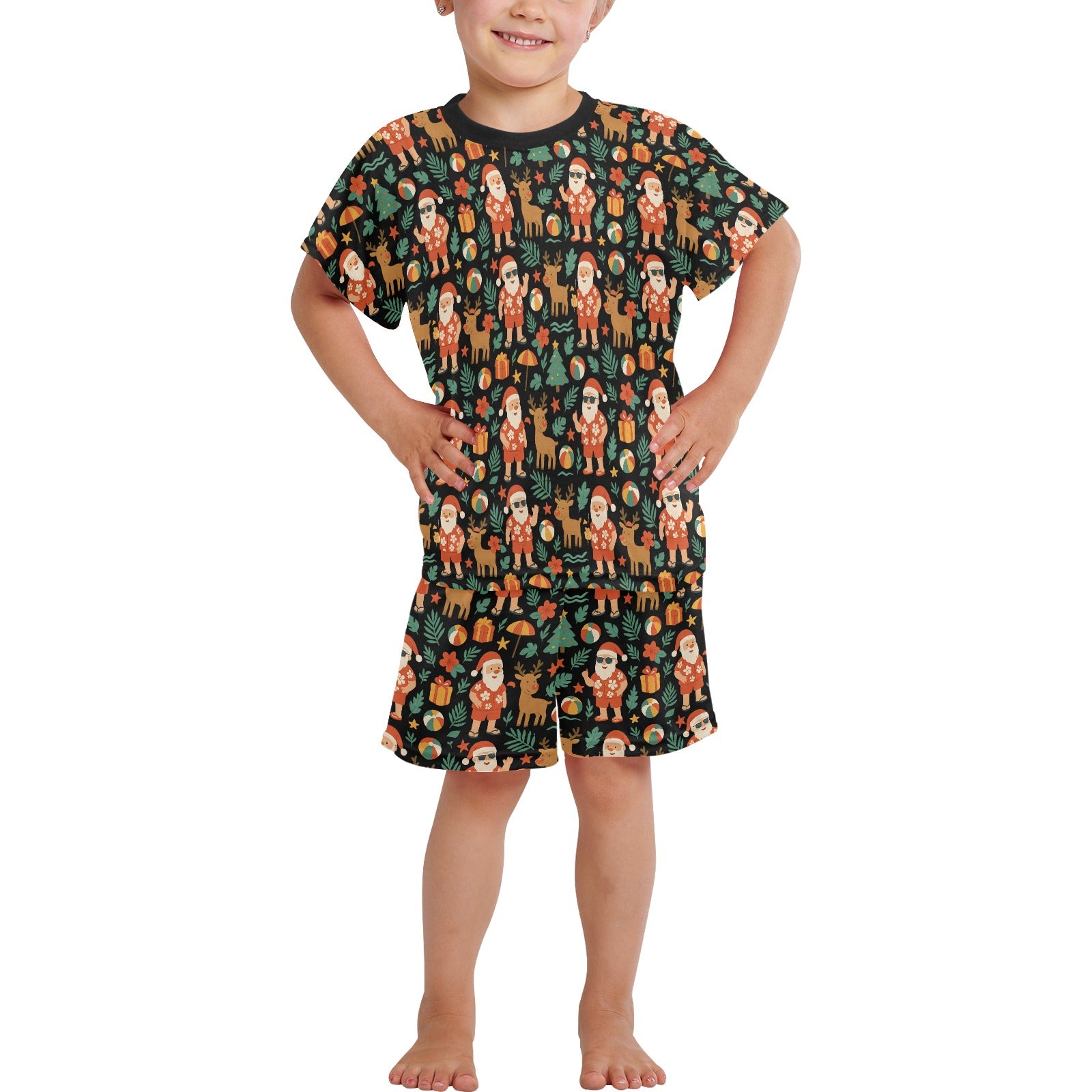 Coastal Christmas – Junior Kids Summer Pyjama Set