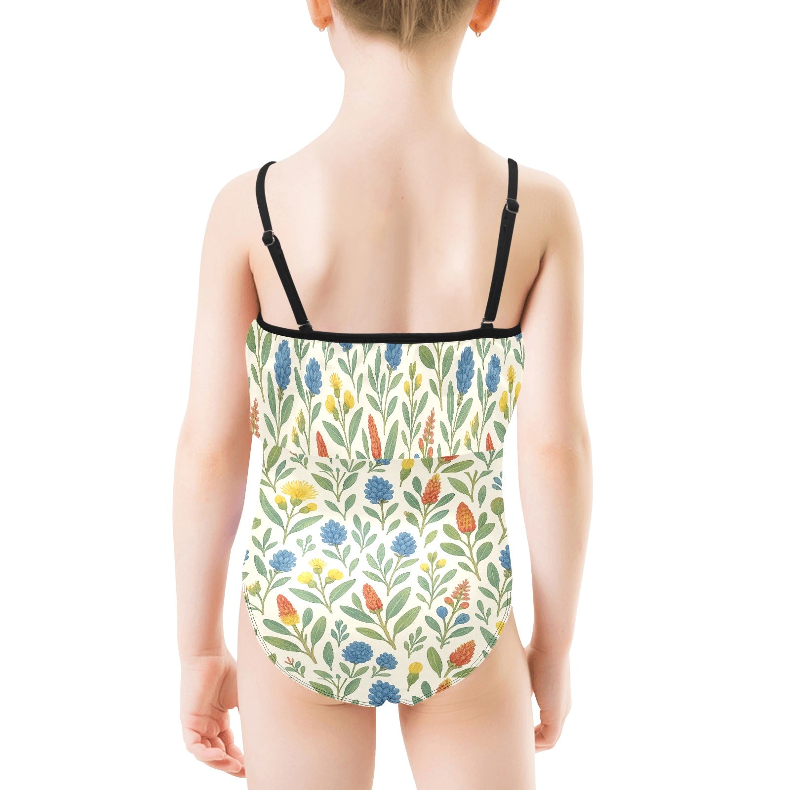 Bushland Blooms – Girls Ruffle Swimsuit