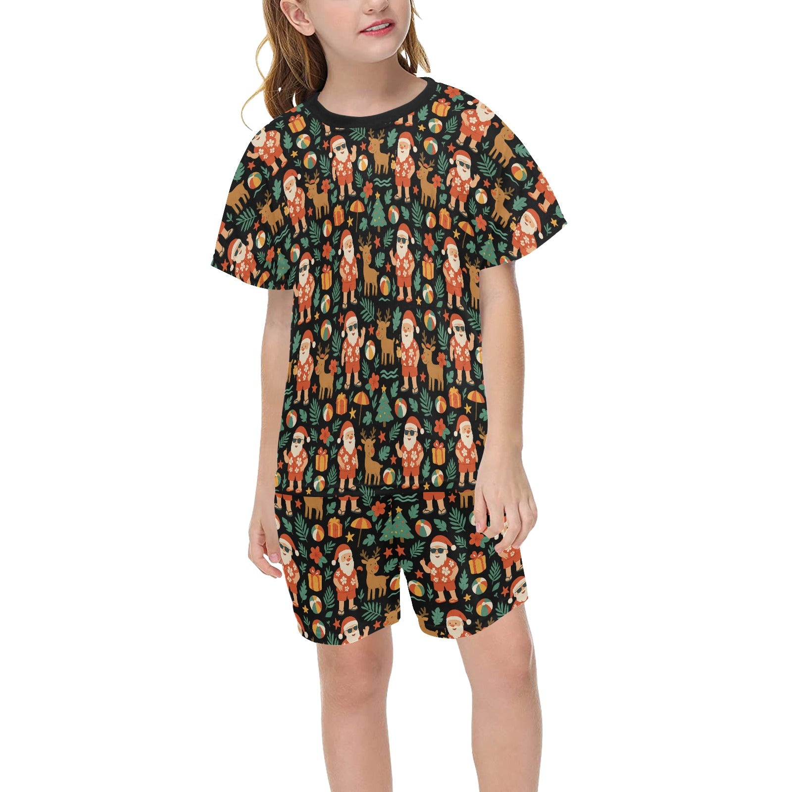 Coastal Christmas – Senior Kids Summer Pyjama Set