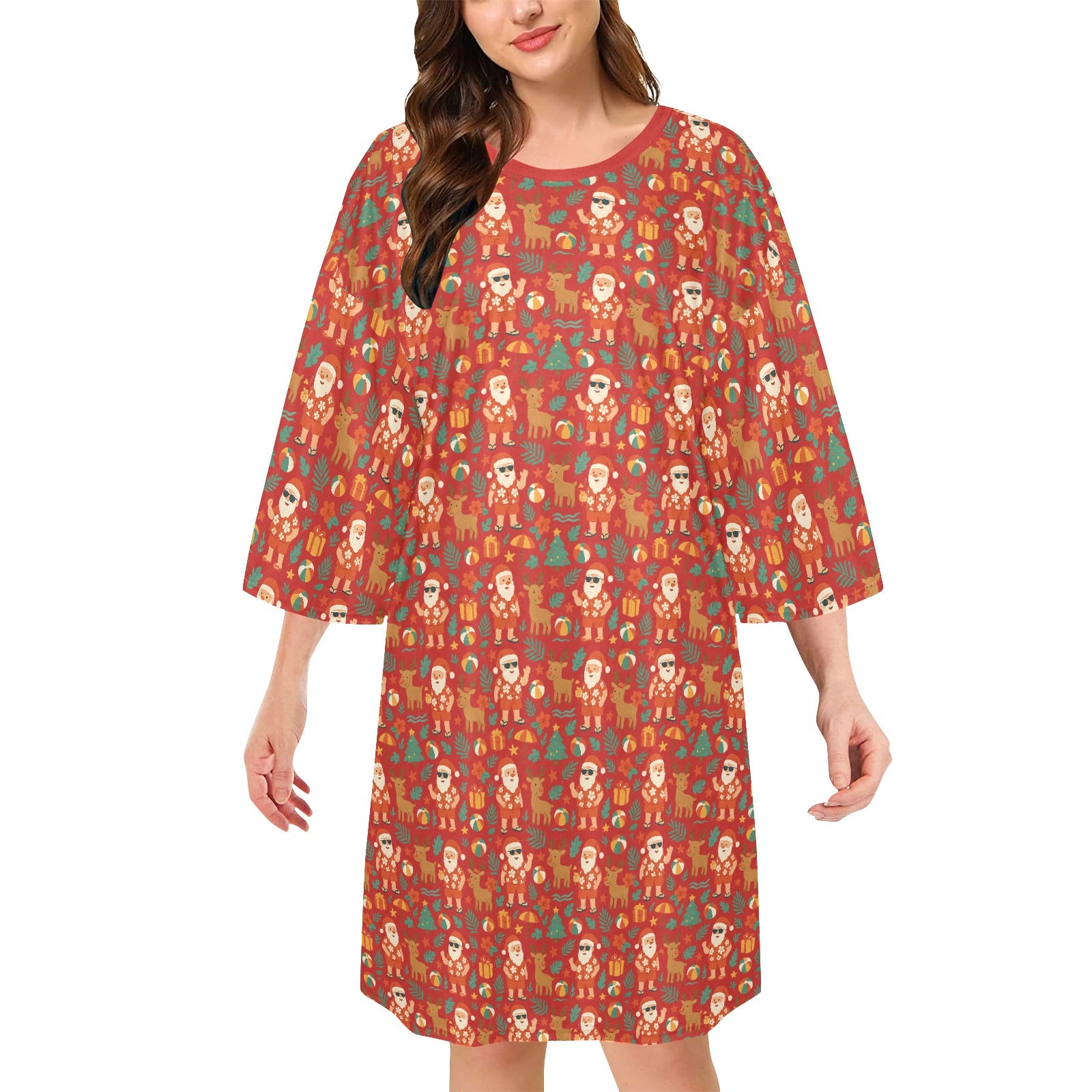 Coastal Christmas – Women’s Oversized Sleep Tee