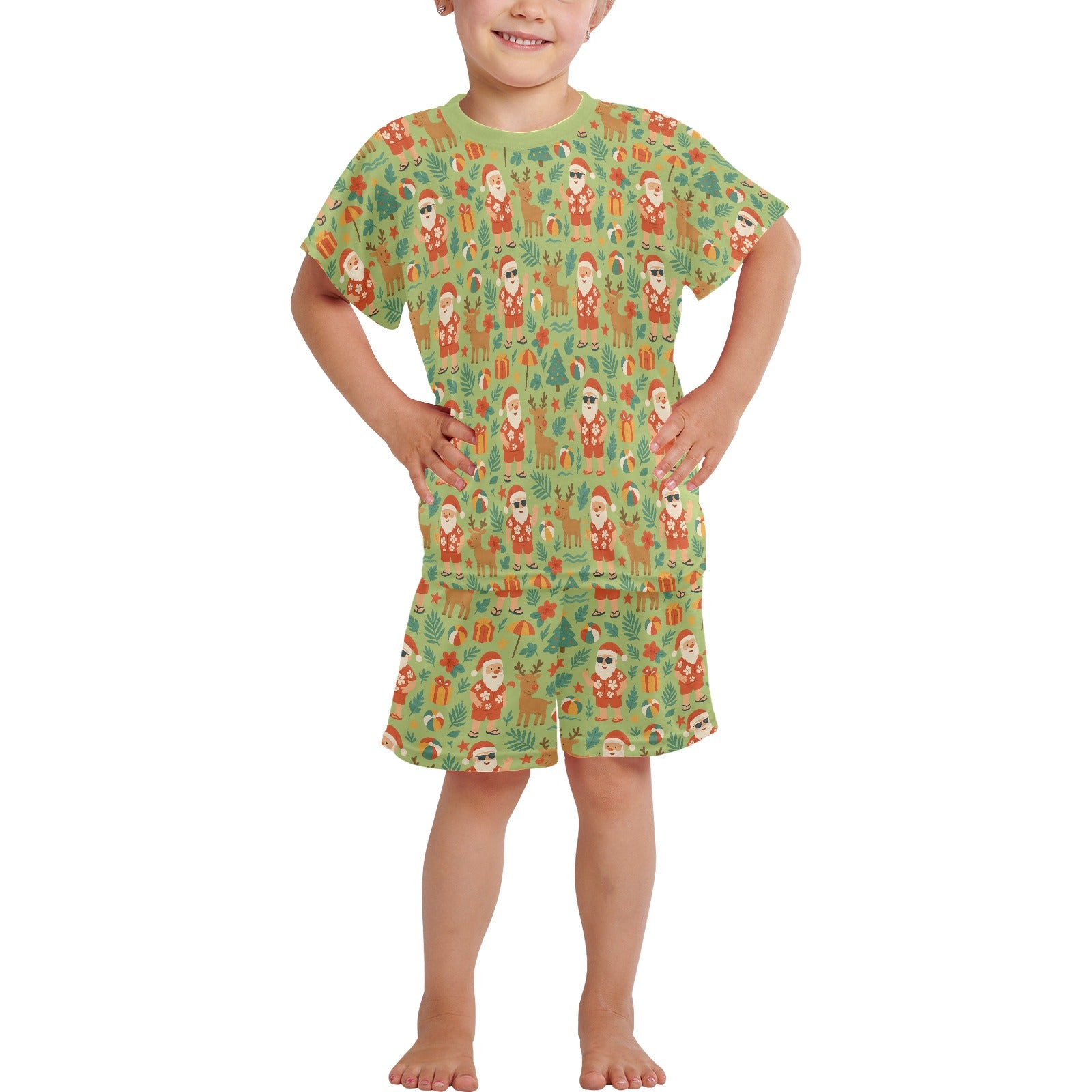 Coastal Christmas – Junior Kids Summer Pyjama Set