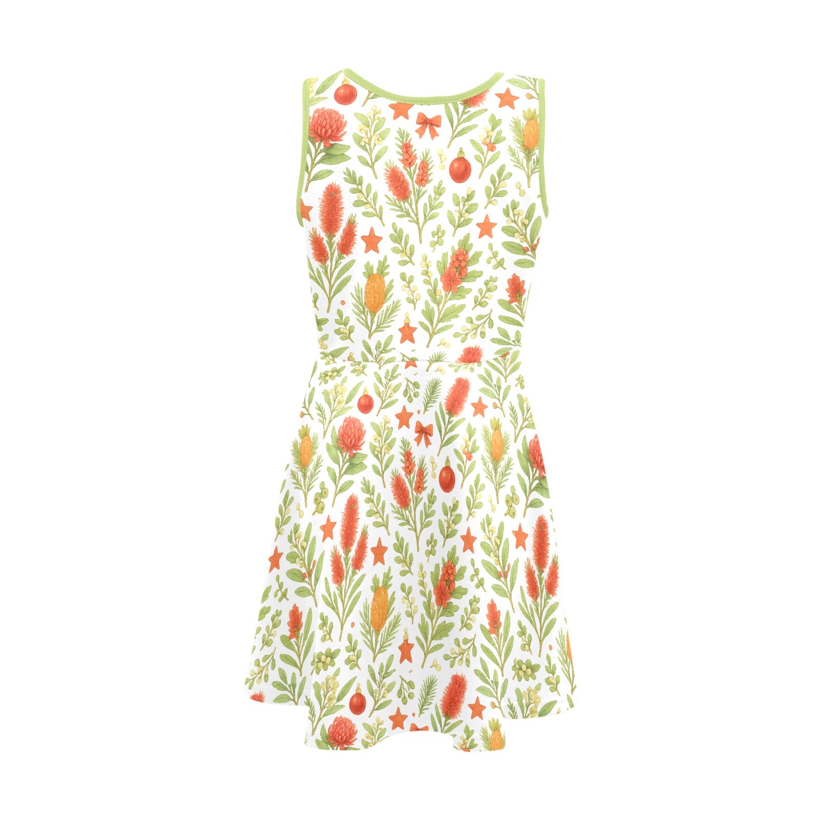 Waratah Wishes - Girl's Sleeveless Sundress