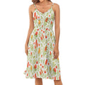 Waratah Wishes - Woman's Mid Sundress