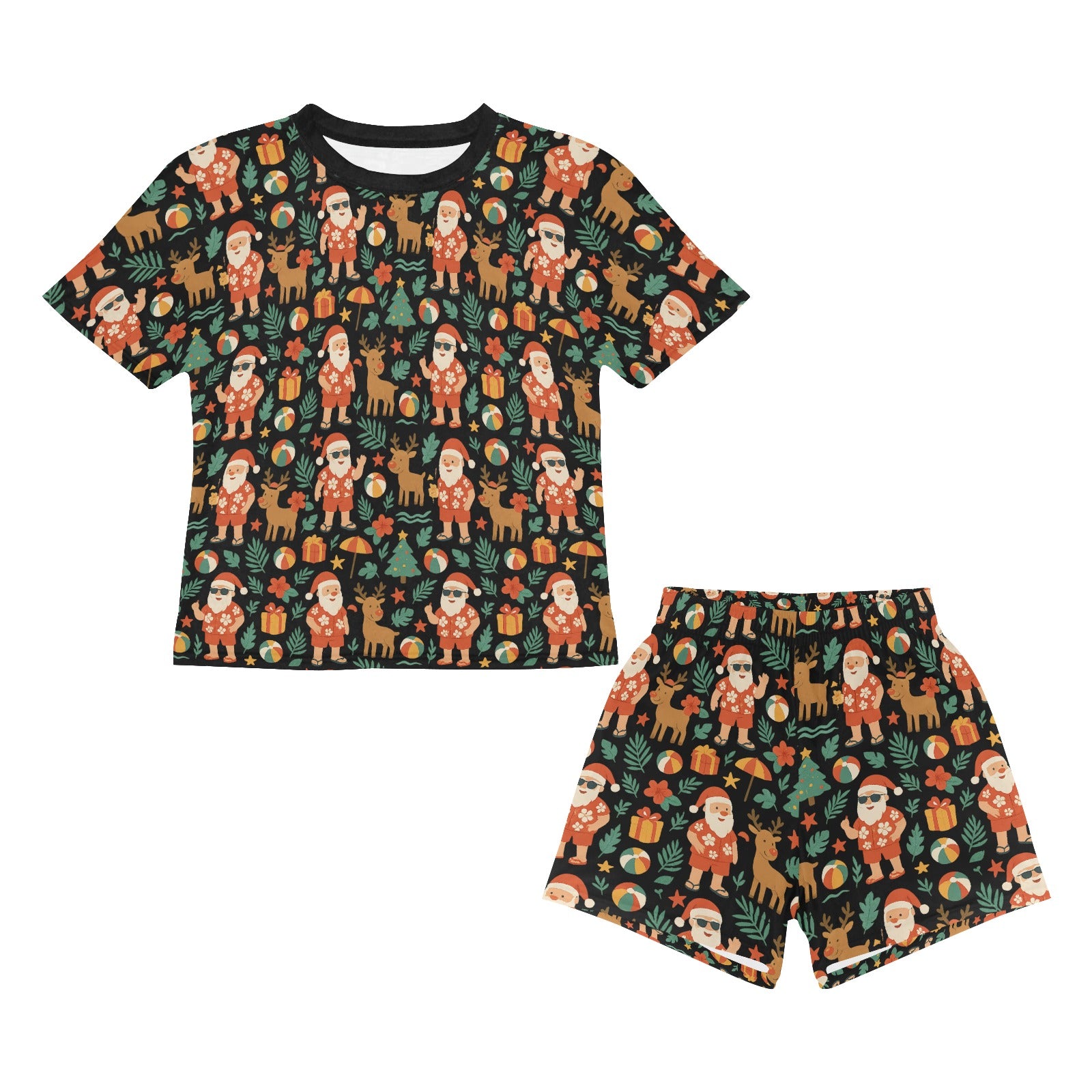 Coastal Christmas – Senior Kids Summer Pyjama Set