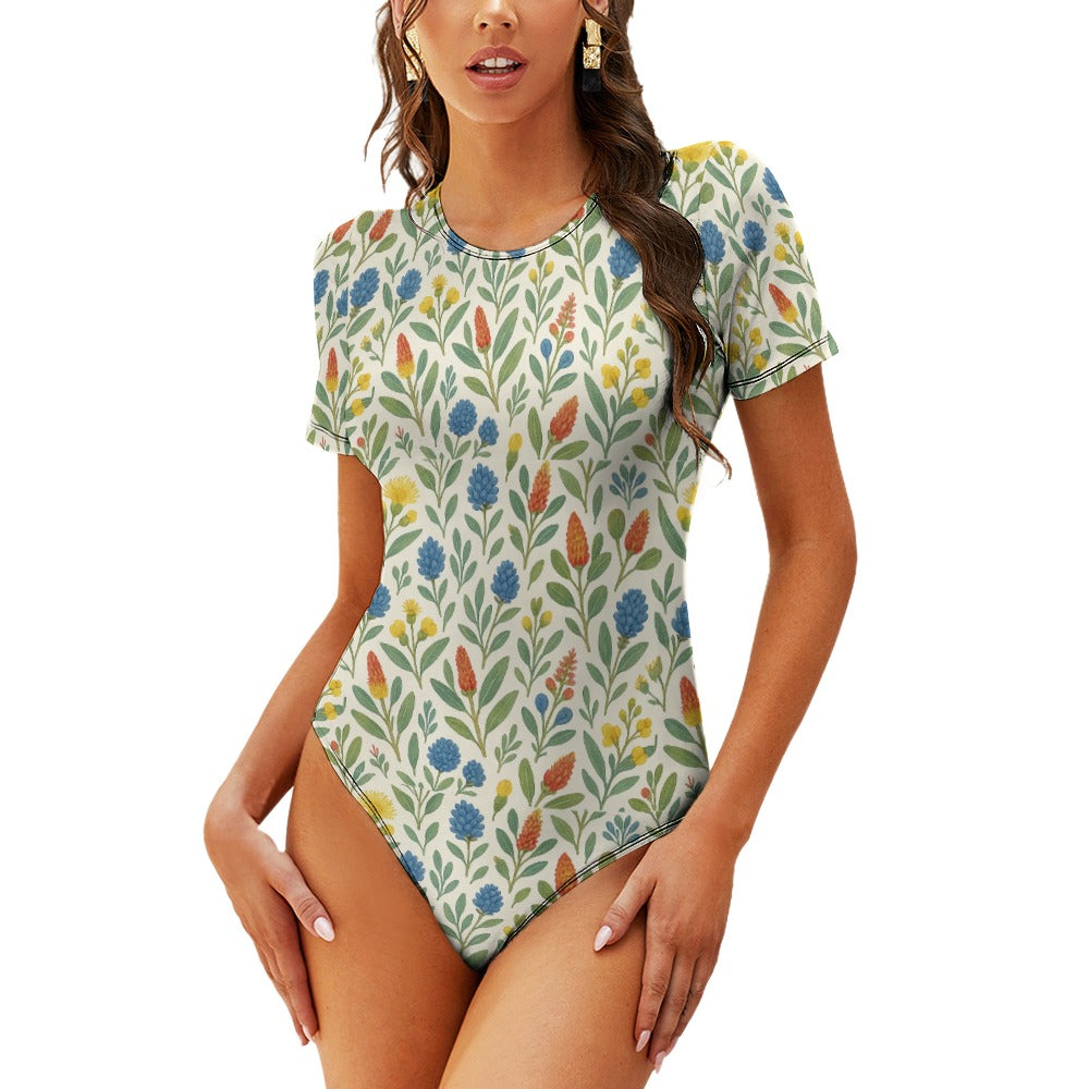 Bushland Bloom - Soft Stretch Bodysuit