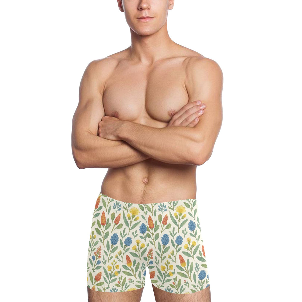 Bushland Blooms – Men’s Swimming Trunks