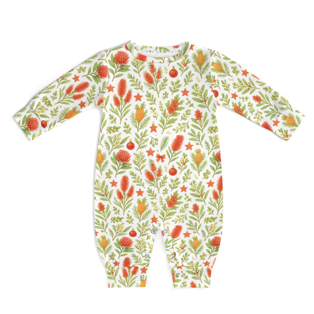 Waratah Wishes – Baby Romper