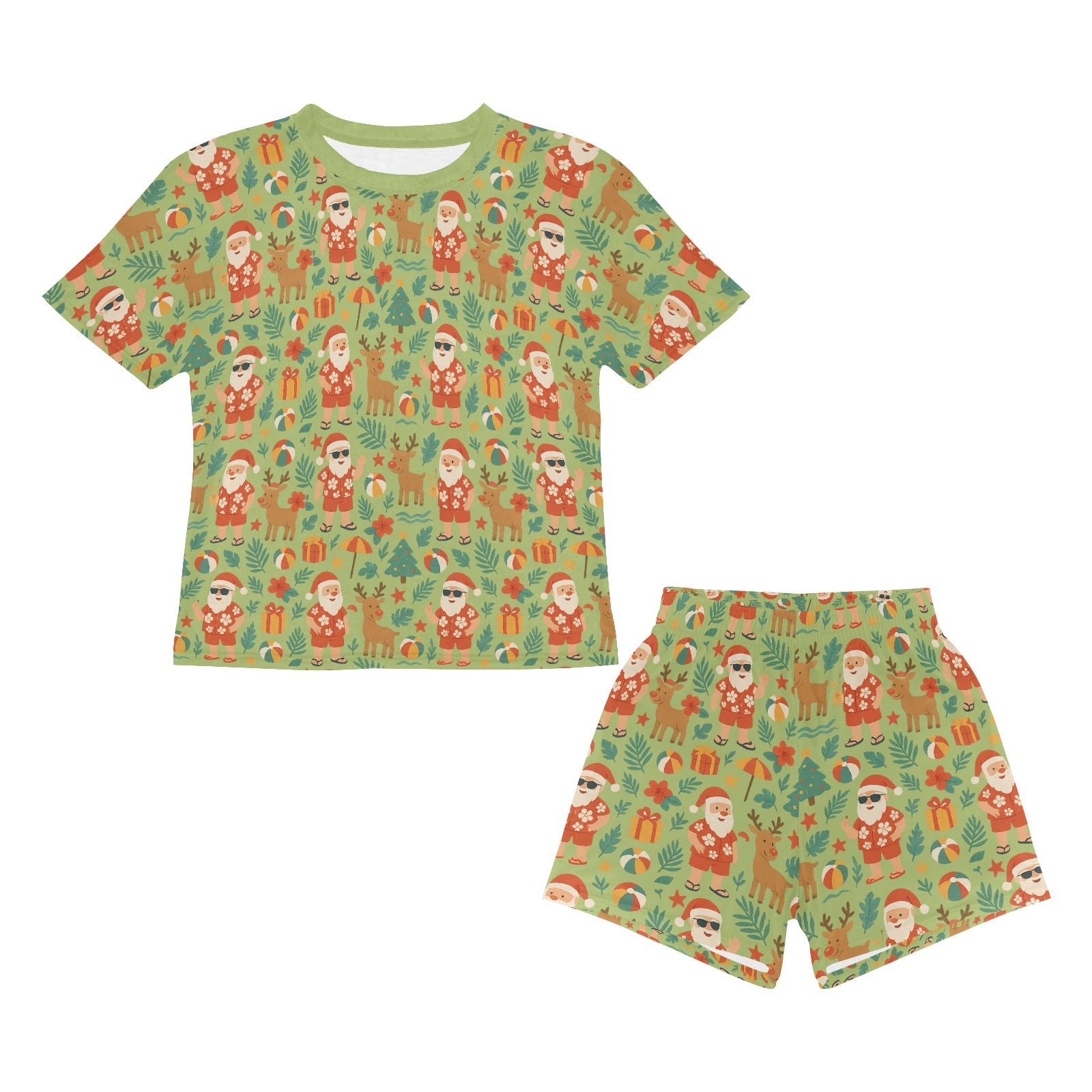 Coastal Christmas – Senior Kids Summer Pyjama Set