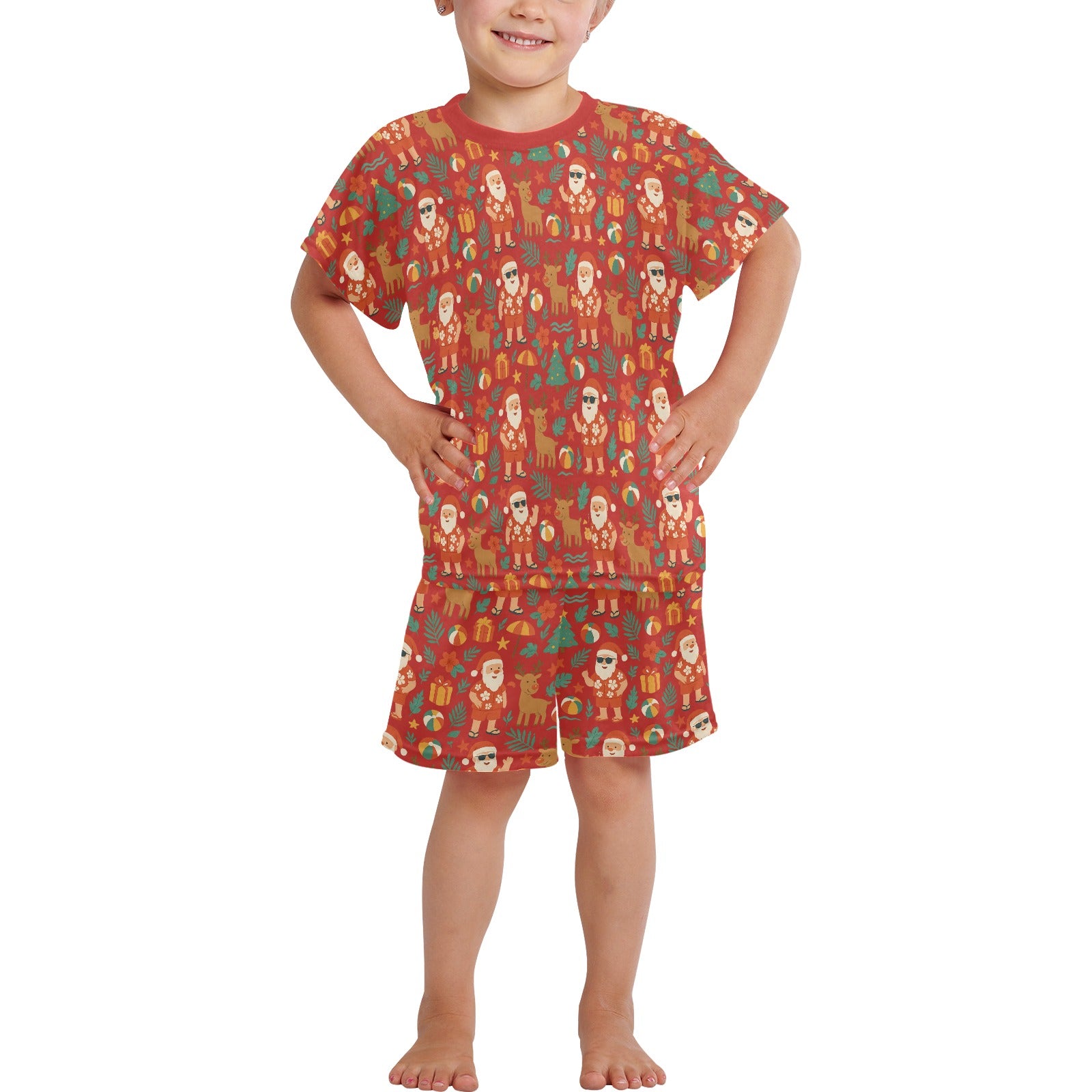 Coastal Christmas – Junior Kids Summer Pyjama Set