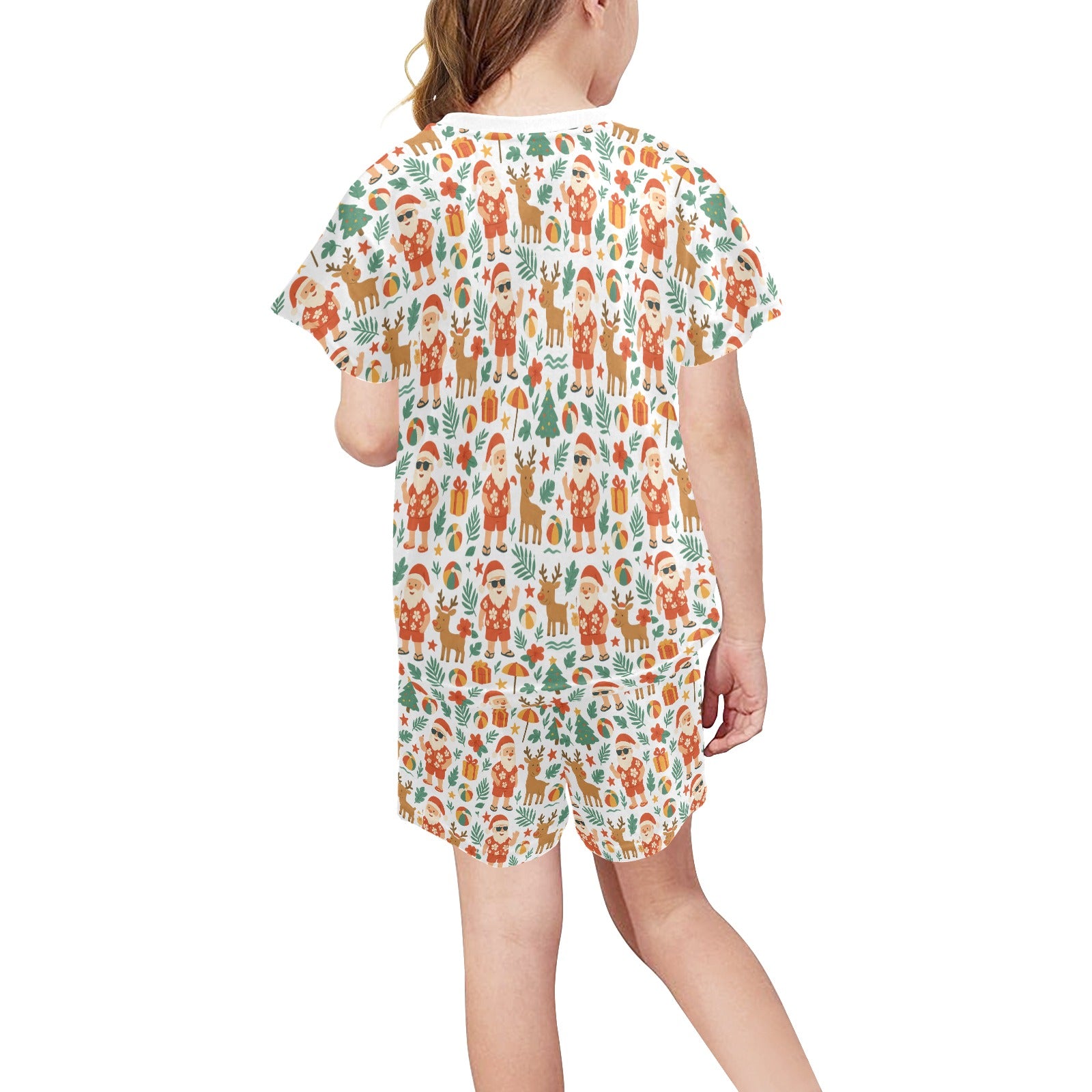 Coastal Christmas – Senior Kids Summer Pyjama Set