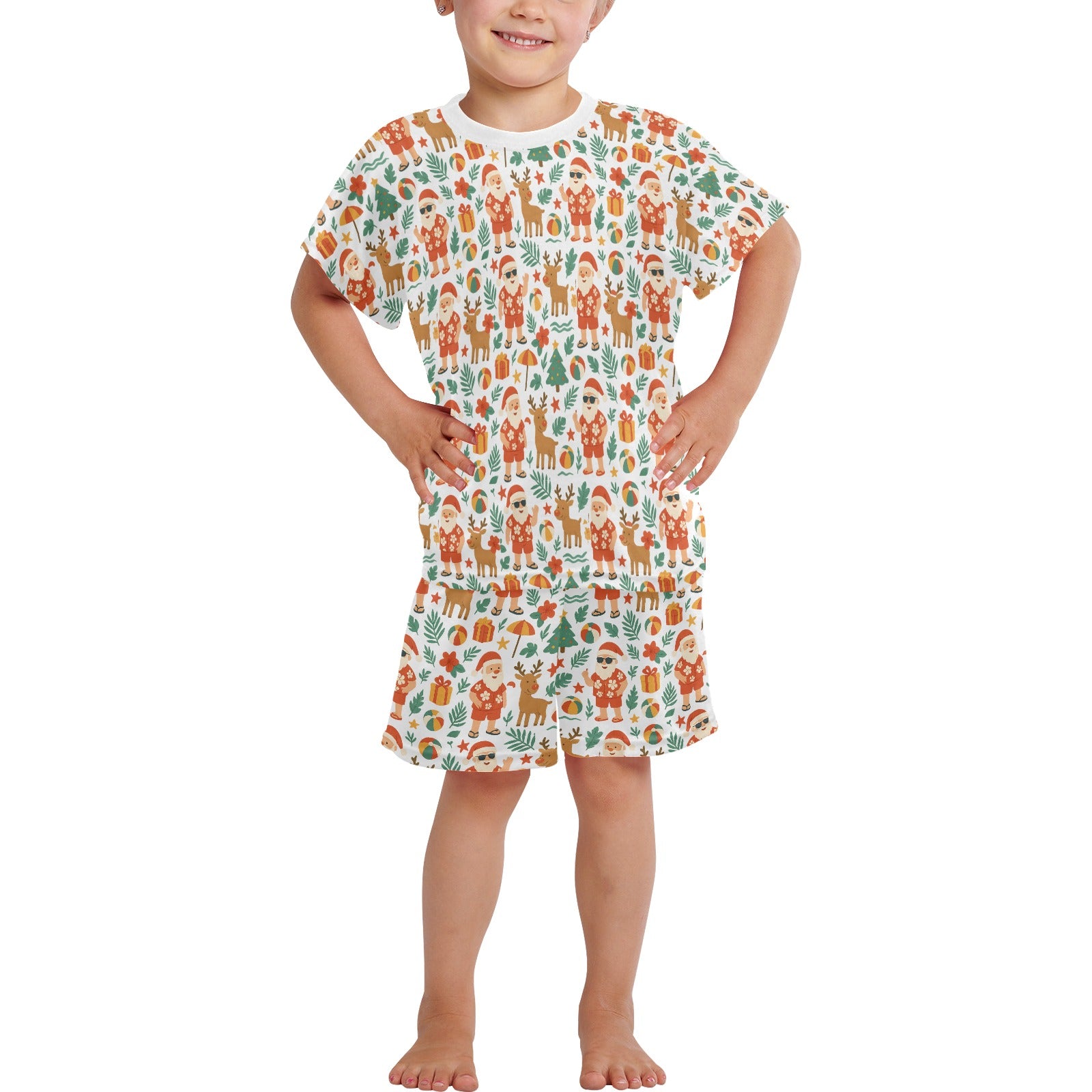 Coastal Christmas – Junior Kids Summer Pyjama Set
