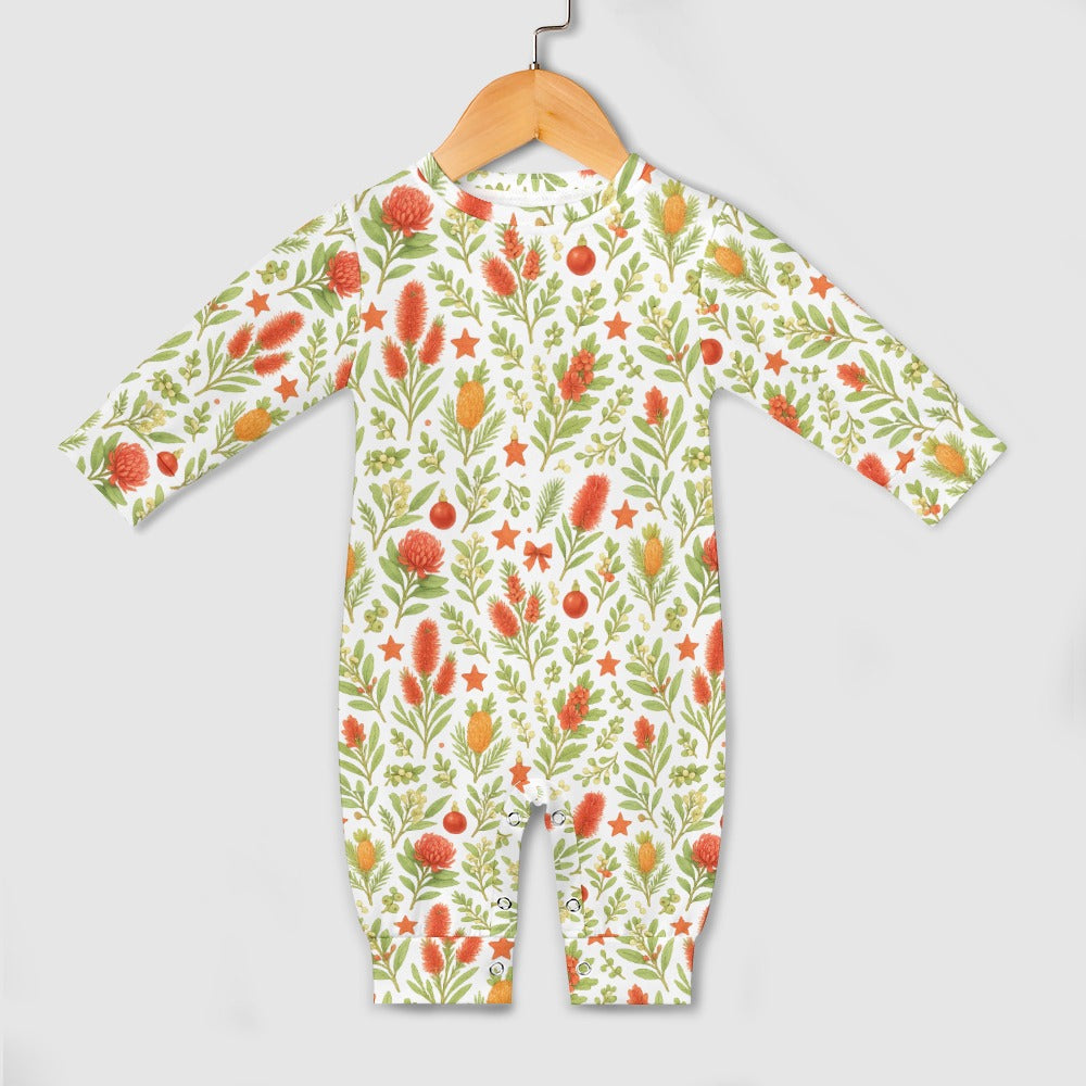 Waratah Wishes – Baby Romper