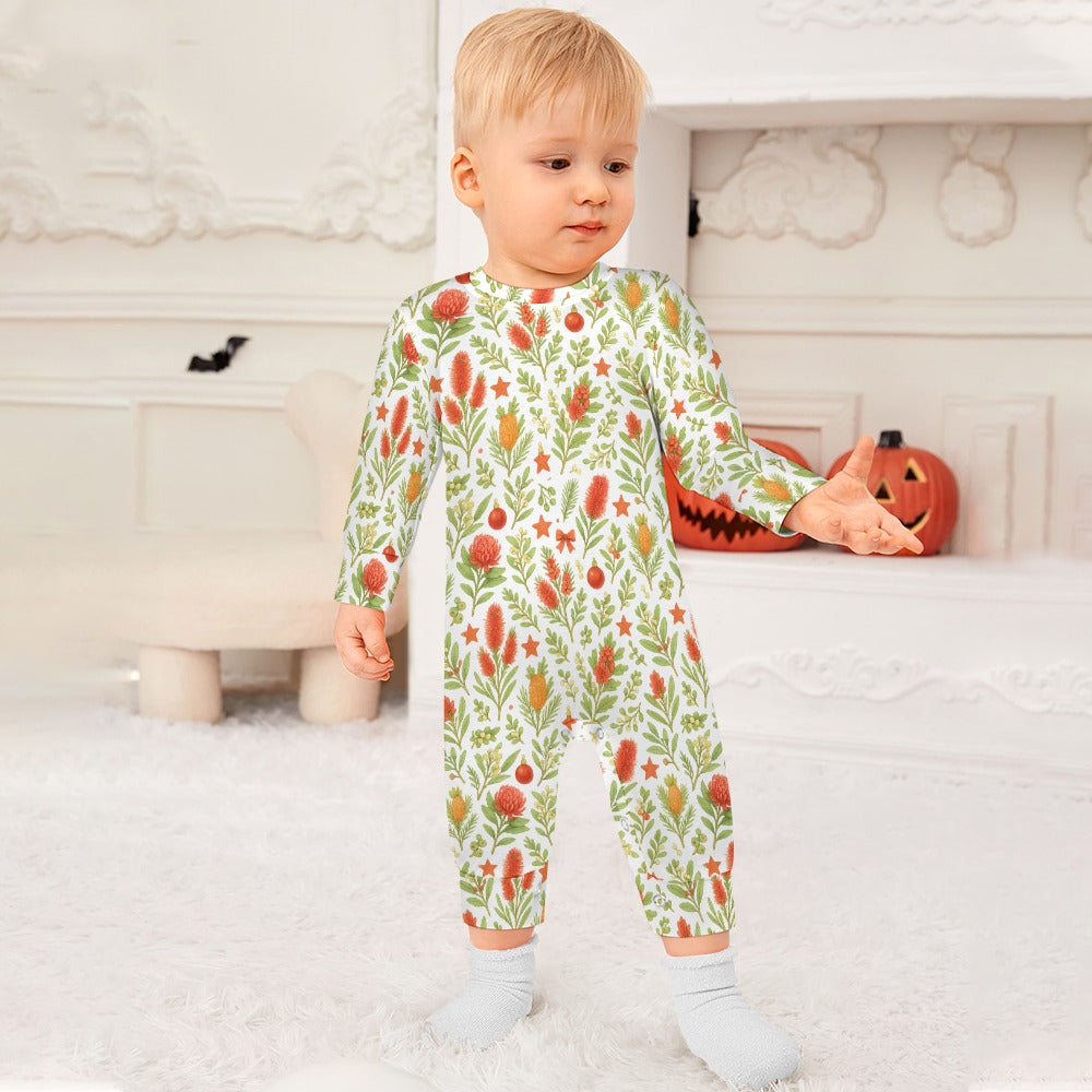 Waratah Wishes – Baby Romper