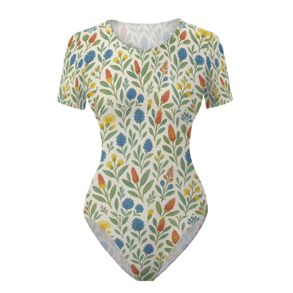 Bushland Bloom - Soft Stretch Bodysuit
