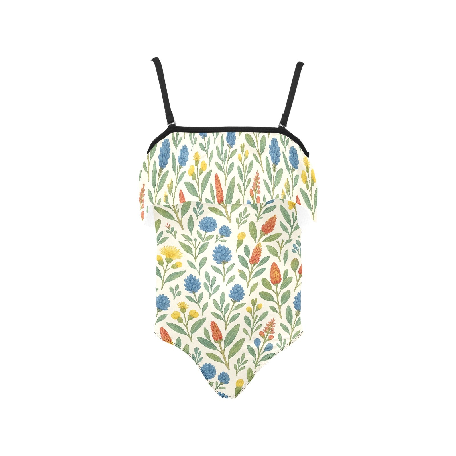Bushland Blooms – Girls Ruffle Swimsuit