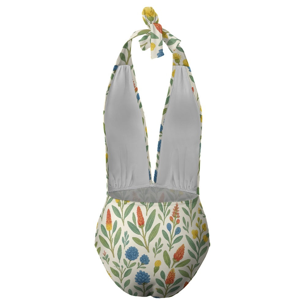 Bushland Blooms – Women’s One-Piece Swimsuit