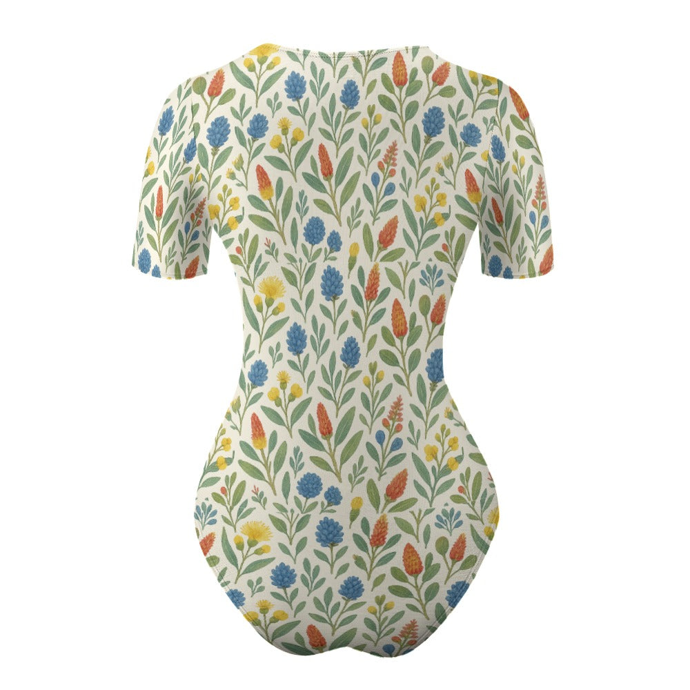 Bushland Bloom - Soft Stretch Bodysuit