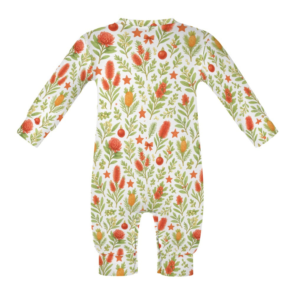 Waratah Wishes – Baby Romper