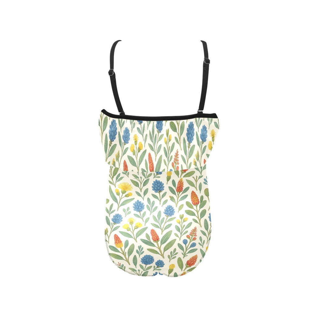 Bushland Blooms – Girls Ruffle Swimsuit