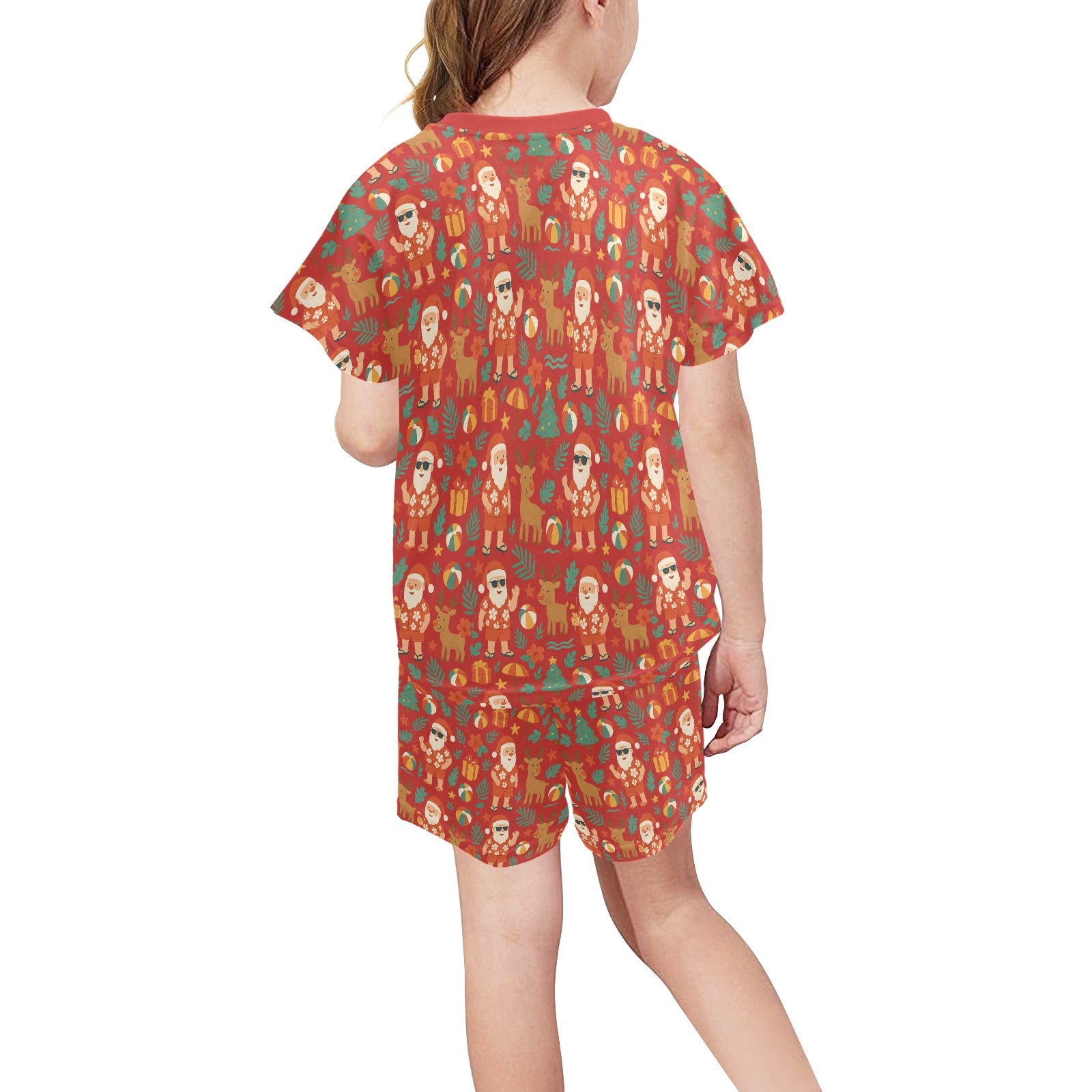 Coastal Christmas – Senior Kids Summer Pyjama Set