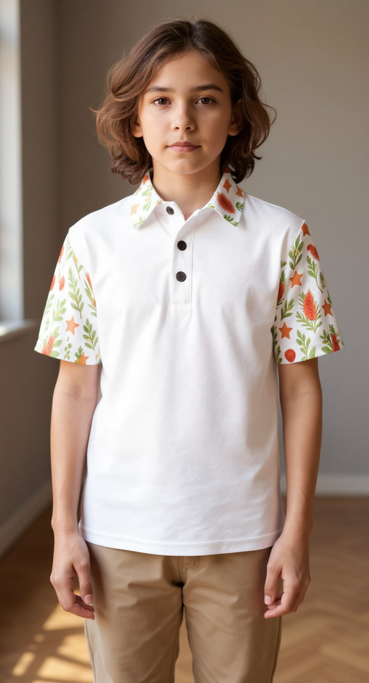 Waratah Wishes – Senior Boys’ Polo Shirt